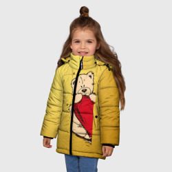 Зимняя куртка для девочек 3D Медведи б - фото 2