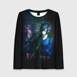 Женский лонгслив 3D Токийский Гуль