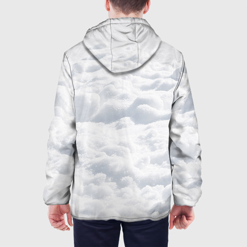 Мужская куртка 3D Снег, цвет 3D печать - фото 5