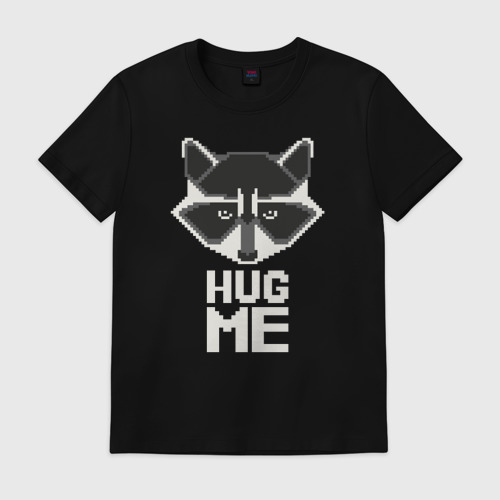Мужская футболка хлопок Енот HUG ME Фото 01 Мужская футболка хлопок Енот HUG ME Фото 01