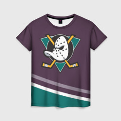Женская футболка 3D Anaheim Ducks Selanne
