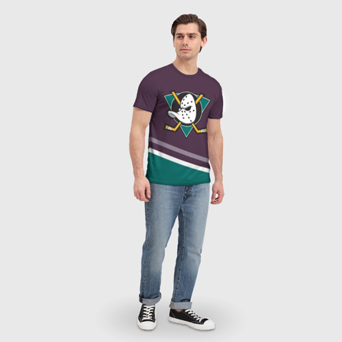 Мужская футболка 3D Anaheim Ducks Selanne - фото 5