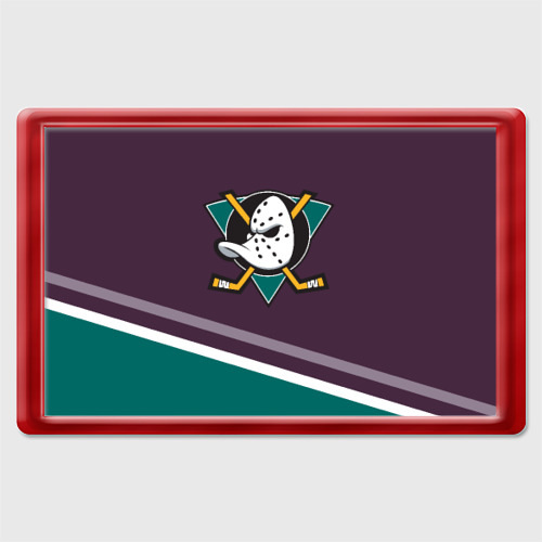 Магнит 45*70 Anaheim Ducks Selanne, цвет красный