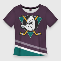 Женская футболка 3D Slim Anaheim Ducks Selanne