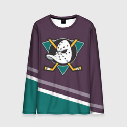 Мужской лонгслив 3D Anaheim Ducks Selanne