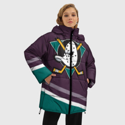 Женская зимняя куртка Oversize Anaheim Ducks Selanne - фото 2