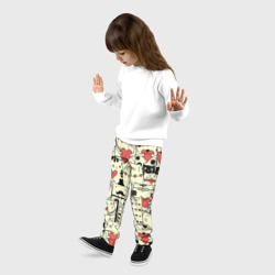 Детские брюки 3D Любящие котики - фото 2