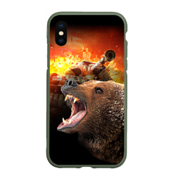 Чехол для iPhone XS Max матовый Защитник