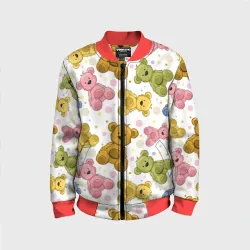 Детский бомбер 3D Медвежата