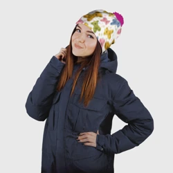 Шапка 3D c помпоном Медвежата - фото 2