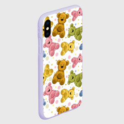 Чехол для iPhone XS Max матовый Медвежата - фото 2