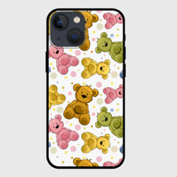Чехол для iPhone 13 mini Медвежата