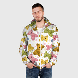 Мужская ветровка 3D Медвежата - фото 2