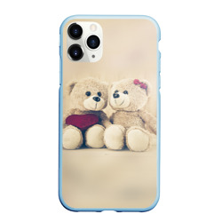 Чехол для iPhone 11 Pro Max матовый Lovely bears