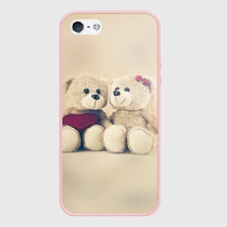 Чехол для iPhone 5/5S матовый Lovely bears