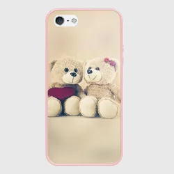 Чехол для iPhone 5/5S матовый Lovely bears
