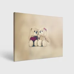 Холст прямоугольный Lovely bears