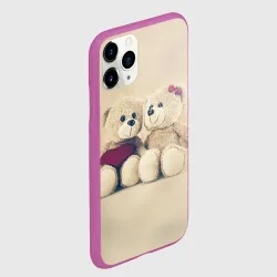 Чехол для iPhone 11 Pro матовый Lovely bears - фото 2