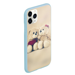 Чехол для iPhone 11 Pro Max матовый Lovely bears - фото 2