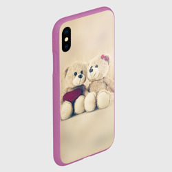 Чехол для iPhone XS Max матовый Lovely bears - фото 2