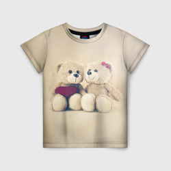 Детская футболка 3D Lovely bears