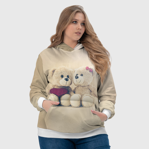 Женская толстовка 3D Lovely bears - фото 6