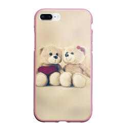 Чехол для iPhone 7Plus/8 Plus матовый Lovely bears