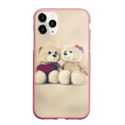 Чехол для iPhone 11 Pro Max матовый Lovely bears