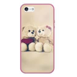 Чехол для iPhone 5/5S матовый Lovely bears