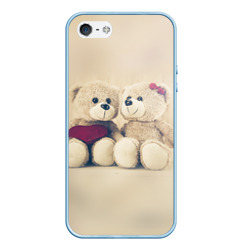 Чехол для iPhone 5/5S матовый Lovely bears