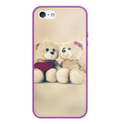 Чехол для iPhone 5/5S матовый Lovely bears