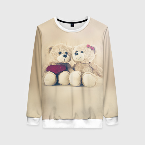 Женский свитшот 3D Lovely bears