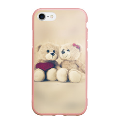 Чехол для iPhone 7/8 матовый Lovely bears