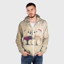 Мужская ветровка 3D Lovely bears - фото 2