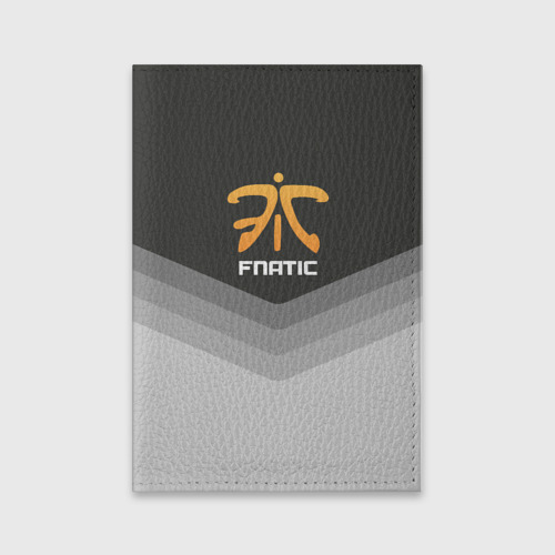 Обложка для паспорта матовая кожа fnatic, цвет желтый