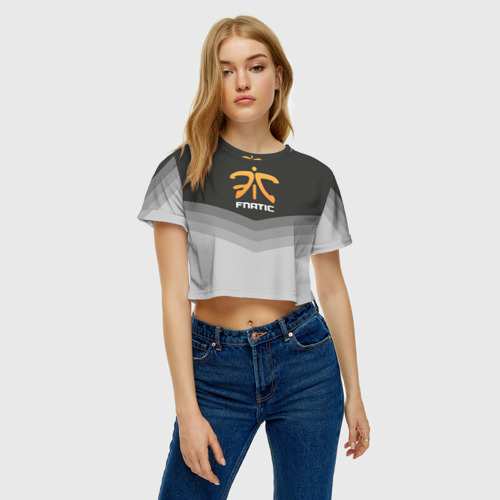 Женская футболка Crop-top 3D fnatic - фото 3