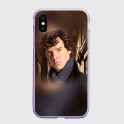 Чехол для iPhone XS Max матовый Бенедикт Камбербэтч 1