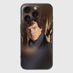 Чехол для iPhone 16 Pro Max силиконовый с защитой камеры Бенедикт Камбербэтч 1