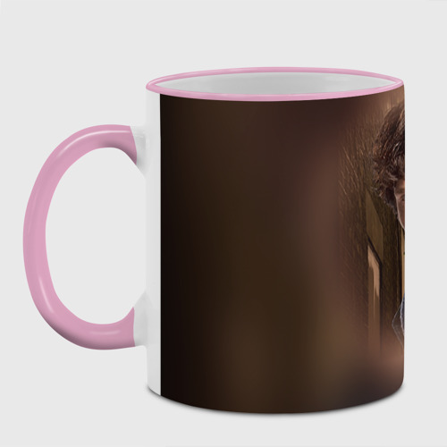 Кружка с полной запечаткой Бенедикт Камбербэтч 1, цвет Кант розовый - фото 2