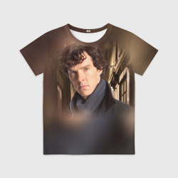 Детская футболка 3D Бенедикт Камбербэтч 1