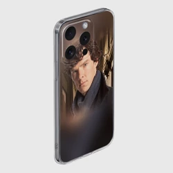 Чехол для iPhone 15 Pro Max силиконовый с защитой камеры Бенедикт Камбербэтч 1 - фото 2