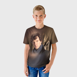 Детская футболка 3D Бенедикт Камбербэтч 1 - фото 2