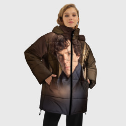Женская зимняя куртка Oversize Бенедикт Камбербэтч 1 - фото 2