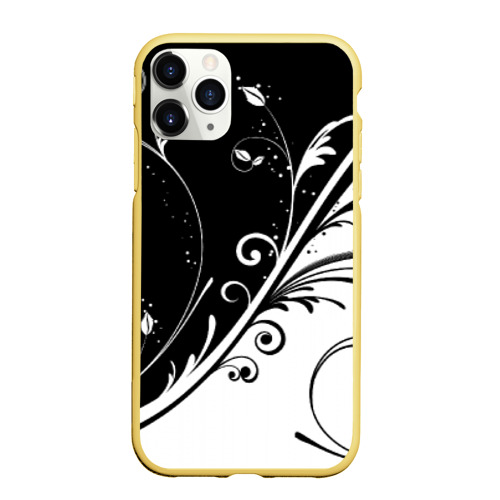 Чехол для iPhone 11 Pro матовый Завитки Фото 01 Чехол для iPhone 11 Pro матовый Завитки Фото 01