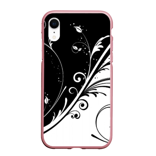 Чехол для iPhone XR матовый Завитки Фото 01 Чехол для iPhone XR матовый Завитки Фото 01