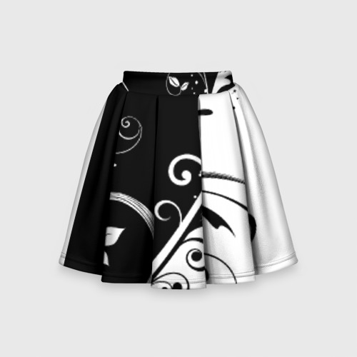 Детская юбка-солнце 3D Завитки Фото 01 Детская юбка-солнце 3D Завитки Фото 01