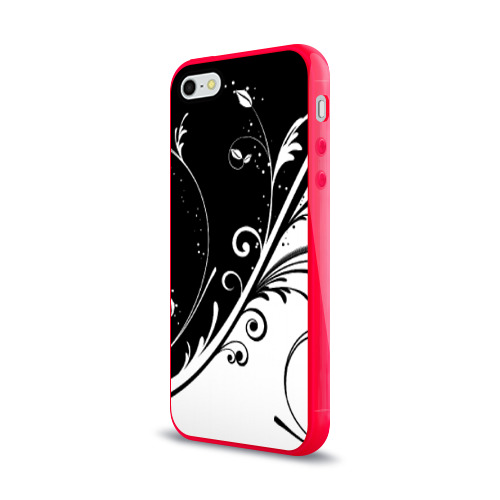 Чехол для iPhone 5/5S глянцевый Завитки Фото 01 Чехол для iPhone 5/5S глянцевый Завитки Фото 01