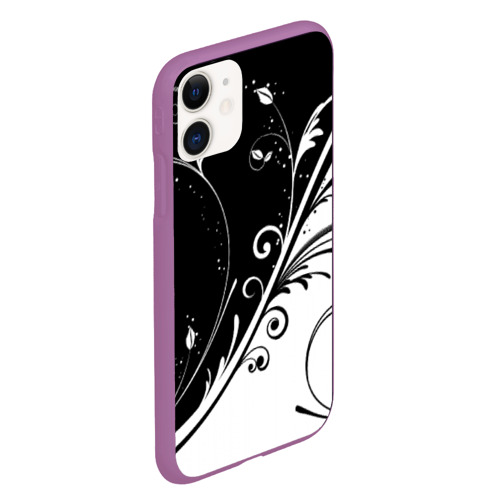 Чехол для iPhone 11 матовый Завитки Фото 01 Чехол для iPhone 11 матовый Завитки Фото 01