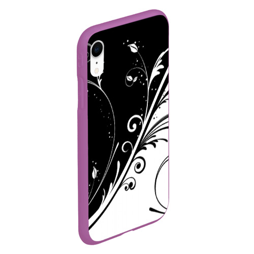 Чехол для iPhone XR матовый Завитки Фото 01 Чехол для iPhone XR матовый Завитки Фото 01