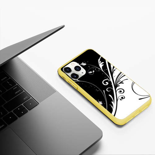 Чехол для iPhone 11 Pro матовый Завитки Фото 01 Чехол для iPhone 11 Pro матовый Завитки Фото 01